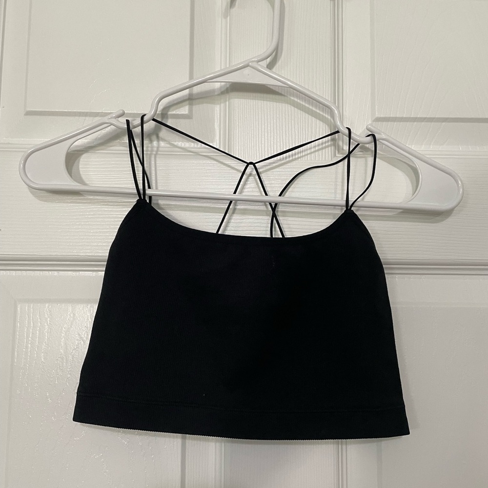 Small Black Gilly Hicks Hollister Crop Top